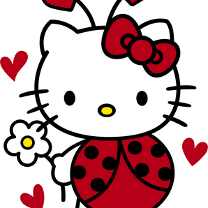 Hello Kitty Ladybird Valentine's Day Design | Iris DTF
