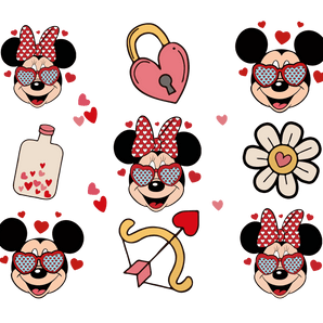 Mickey Mouse Lover Valentine's Day Design | Iris DTF