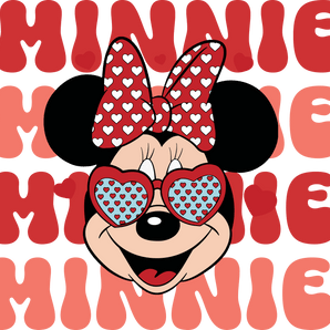 Disney Minnie Mouse Valentine's Day Design | Iris DTF