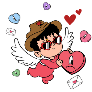 Bad Bunny Baby Valentine's Day Design | Iris DTF