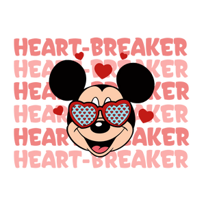 Heart Breaker Mickey Mouse Valentine's Day | Iris DTF