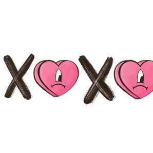 Bad Bunny XOXO Valentine's Day Design | Iris DTF