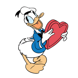 Disney Donald Duck Valentine's Day Design | Iris DTF