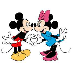 Mickey and Minnie Mouse Valentine's Day Design | Iris DTF
