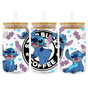 UV DTF 16 oz Libbey Glass Cup Wrap Disney | Iris DTF