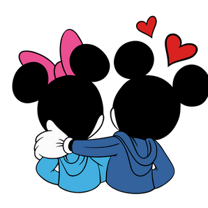 Disney Mickey and Minnie Valentine's Day Design | Iris DTF