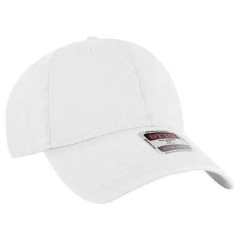 OTTO CAP 18-772 6-Panel Low-Profile Washed Dad Hat - Iris DTF 
