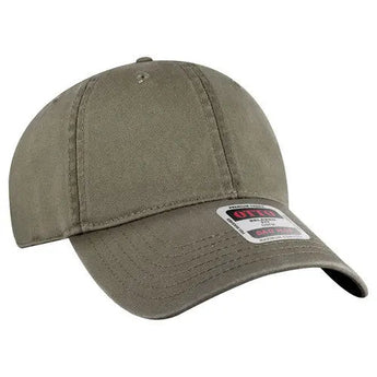 OTTO CAP 18-772 6-Panel Low-Profile Washed Dad Hat - Iris DTF 