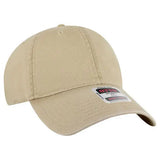 OTTO CAP 18-772 6-Panel Low-Profile Washed Dad Hat - Iris DTF 