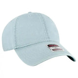OTTO CAP 18-772 6-Panel Low-Profile Washed Dad Hat - Iris DTF 