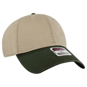 OTTO CAP 18-772 6-Panel Low-Profile Washed Dad Hat - Iris DTF 
