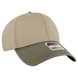 OTTO CAP 18-772 6-Panel Low-Profile Washed Dad Hat - Iris DTF 