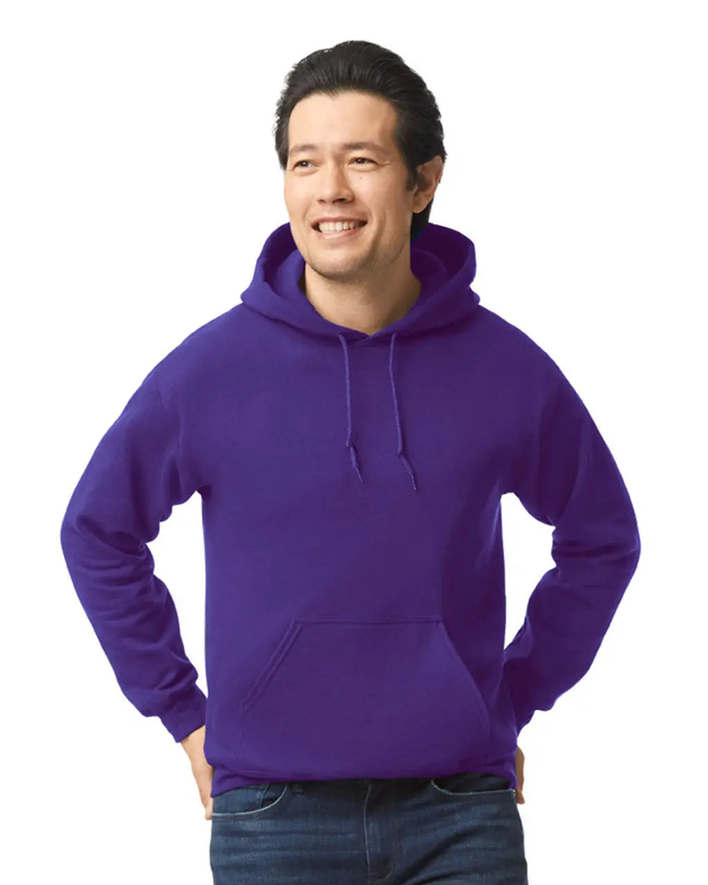 Gildan 18500 Heavy Blend™ Hooded Unisex Sweatshirt - Iris DTF 