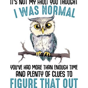 Sarcastic Owl Design - DTF Ready To Press