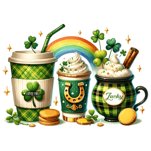 St. Patrick's Day Coffee Lover Design | Iris DTF