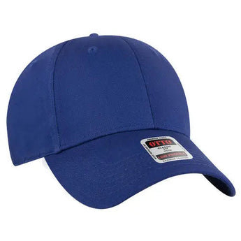 OTTO CAP 19-536 6-Panel Low-Profile Cotton Baseball Cap - Iris DTF 