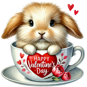 Bunny Coffee Cup Design | Iris DTF