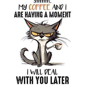 Funny Coffee Lover Design - DTF Ready To Press