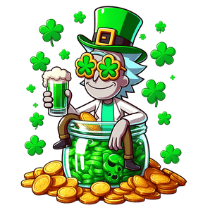 Rick Sanchez - Beer Lover St Patrick's Design | Iris DTF