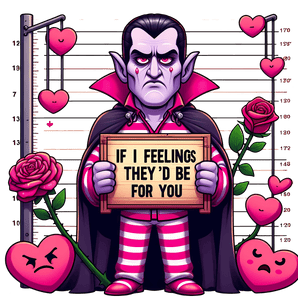 Dracula If I Feelings They'd for You V's Day | Iris DTF