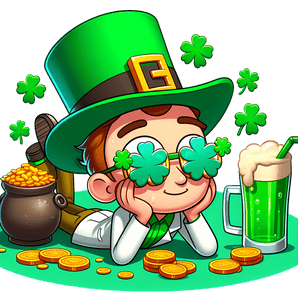 Morty Beer Drinking St Patty Day Design | Iris DTF