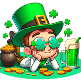 Morty Beer Drinking St Patty Day Design | Iris DTF