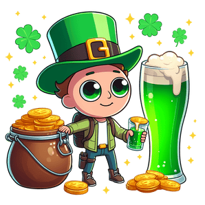 Morty Beer Drink Saint Patrick's Design | Iris DTF