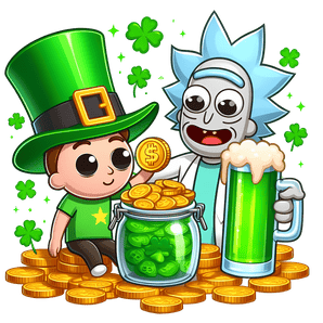 Rick and Morty - Saint Patrick's Day Design | Iris DTF