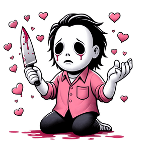 Michael Myers Valentine's Day Heart Design | Iris DTF