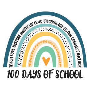 100 Days Of School Design - DTF Ready To Press