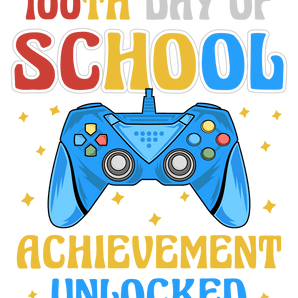 100 Days of School Achievement Unlocked Design | Iris DTF