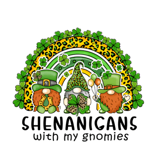 Shenanigans with My Gnomies St. Patty's Rainbow | Iris DTF