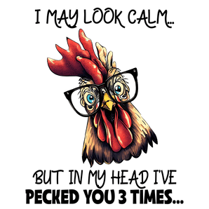 Sarcastic Chicken DTF Design - Ready to Press | Iris DTF