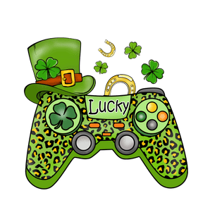 Patrick's Day Gamer Design - DTF Ready To Press