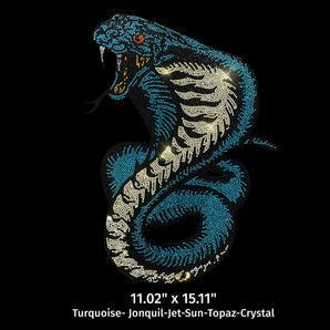21061 Cobra Rhinestone | Iris DTF