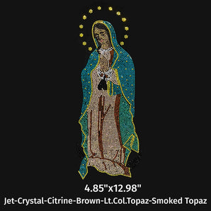 21063 Guadalupe Rhinestone | Iris DTF