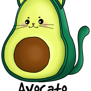 Avacato Funny Animal Design - DTF Ready To Press