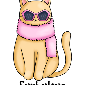 Cute Orange Cat Design - DTF Ready To Press