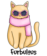 Cute Orange Cat Design - DTF Ready To Press
