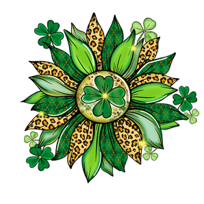 Celtic Symbols Leopard Design - DTF Ready To Press