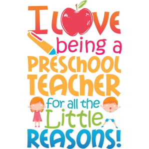 Preschool Teacher DTF Design - Ready to Press | Iris DTF