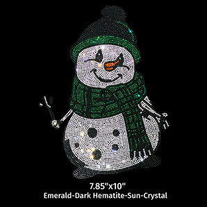 23021 Snowman Rhinestone | Iris DTF