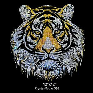 24010 Tiger Rhinestone | Iris DTF