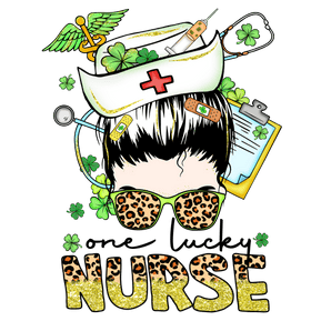 One Lucky Nurse St. Patrick's Day DTF Ready V1 | Iris DTF