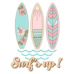 Cool Surf Design DTF-Ready to Press | Iris DTF