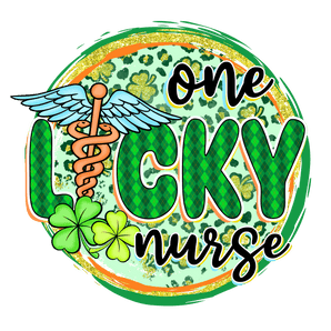 One Lucky Nurse St. Patrick's Day DTF Ready V2 | Iris DTF