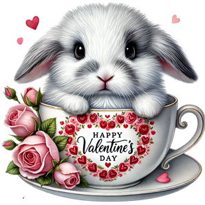 Bunny Valentine's Day Design | Iris DTF