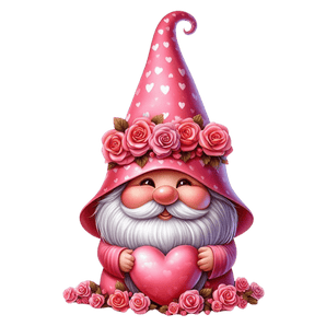 Gnome Heart Valentine's Day Design | Iris DTF