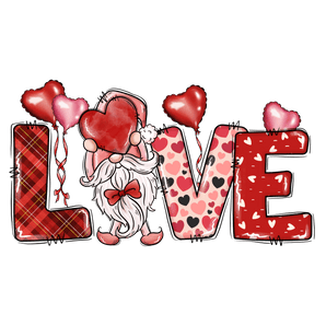 Love Gnome Couple Design - DTF Ready To Press