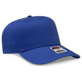 OTTO CAP 31-069 5-Panel Mid-Profile Baseball Cap - Iris DTF 